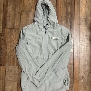 Magellan Outdoors Gray Hooded Jacket